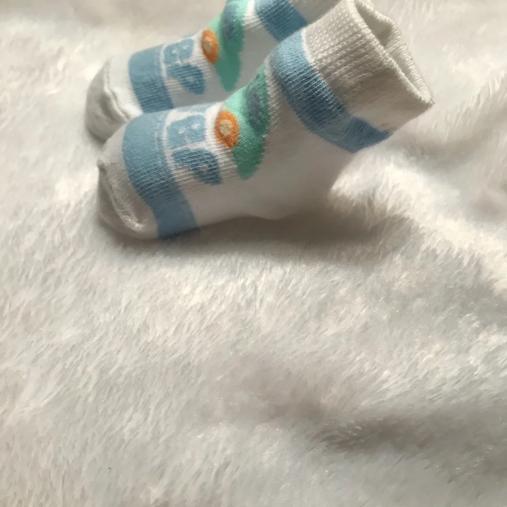 Newborn Baby Vintage Car Beep Sock Booties